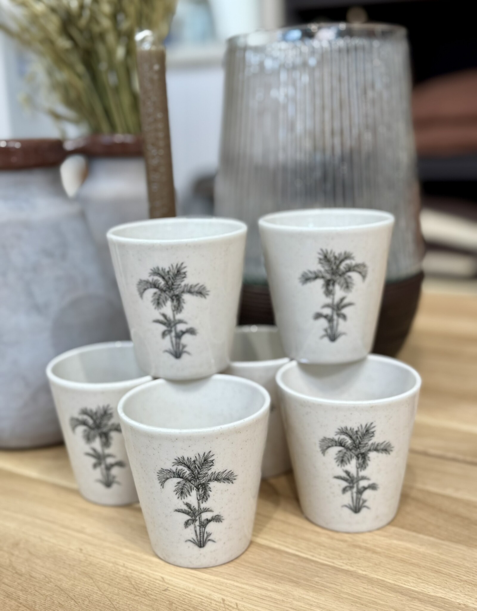 Kitchen trend Beker ocean creme - set van 6