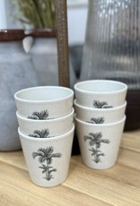 Kitchen trend Beker ocean creme - set van 6