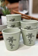 Kitchen trend Beker ocean groen - set van 6
