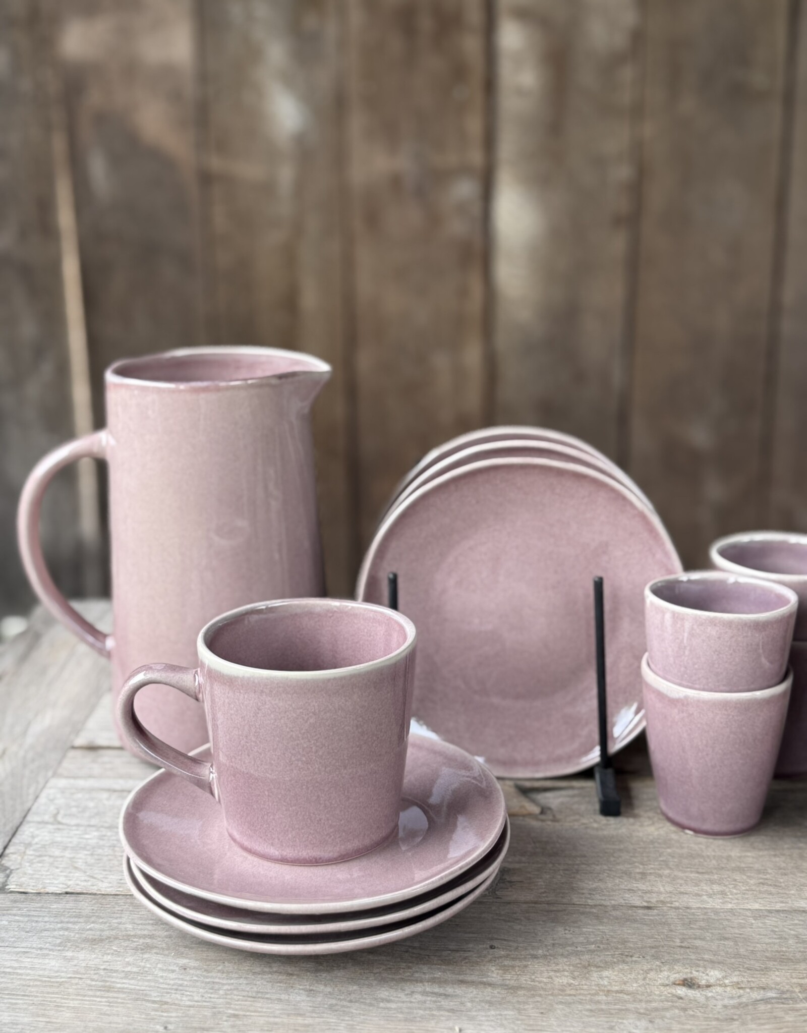 Mica decorations Waterkan  -  Racco paars