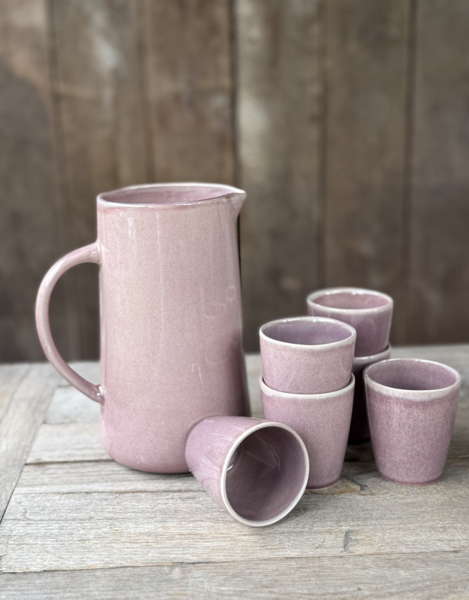 Mica decorations Waterkan  -  Racco paars