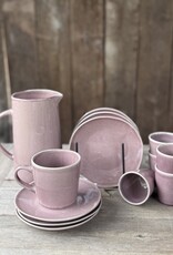 Mica decorations Soepkom  Racco  XL - set van 4  - paars