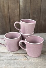 Mica decorations Soepkom  Racco  XL - set van 4  - paars