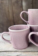 Mica decorations Soepkom  Racco  XL - set van 4  - paars