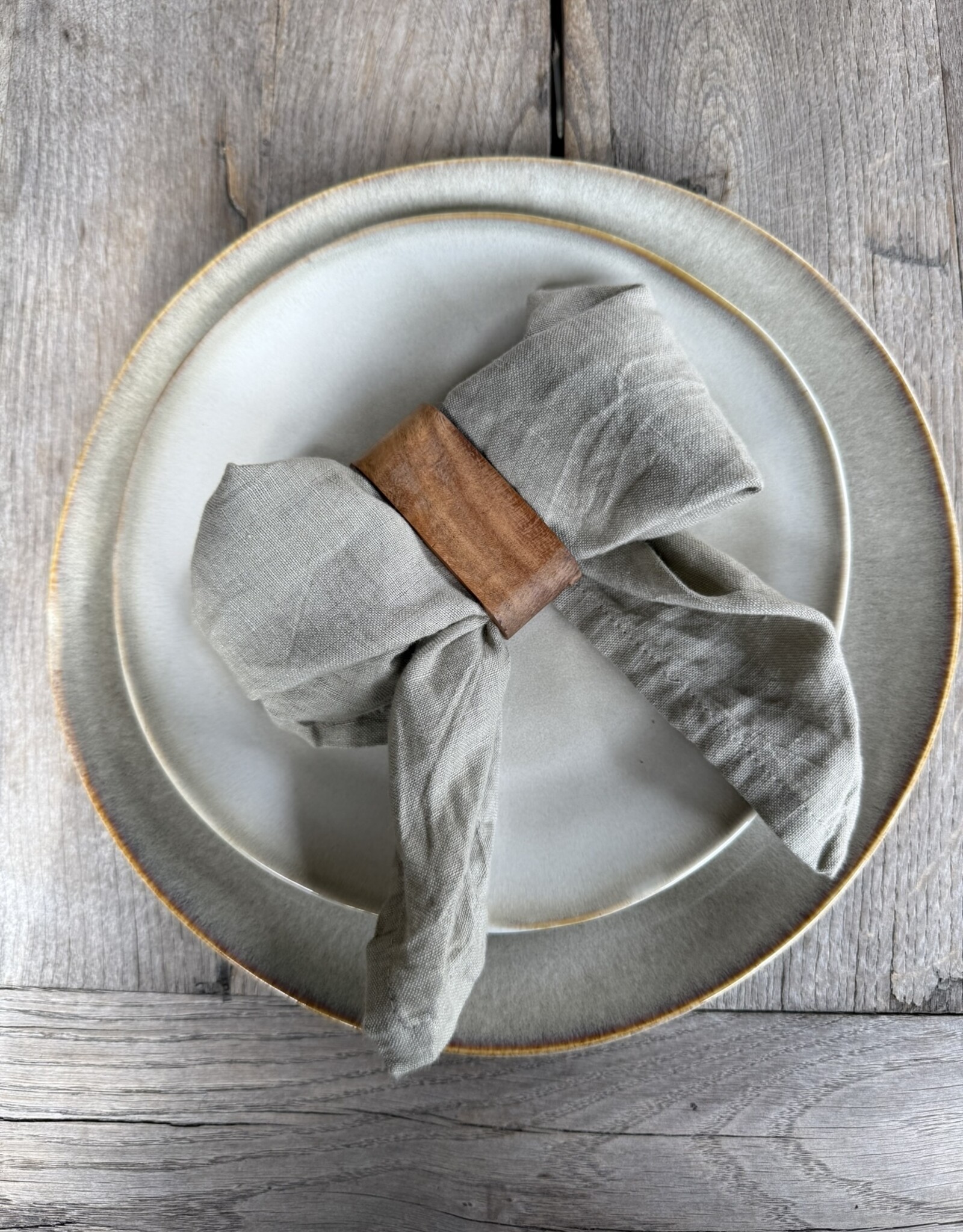 Eglo Living Servetring hout - set van 8