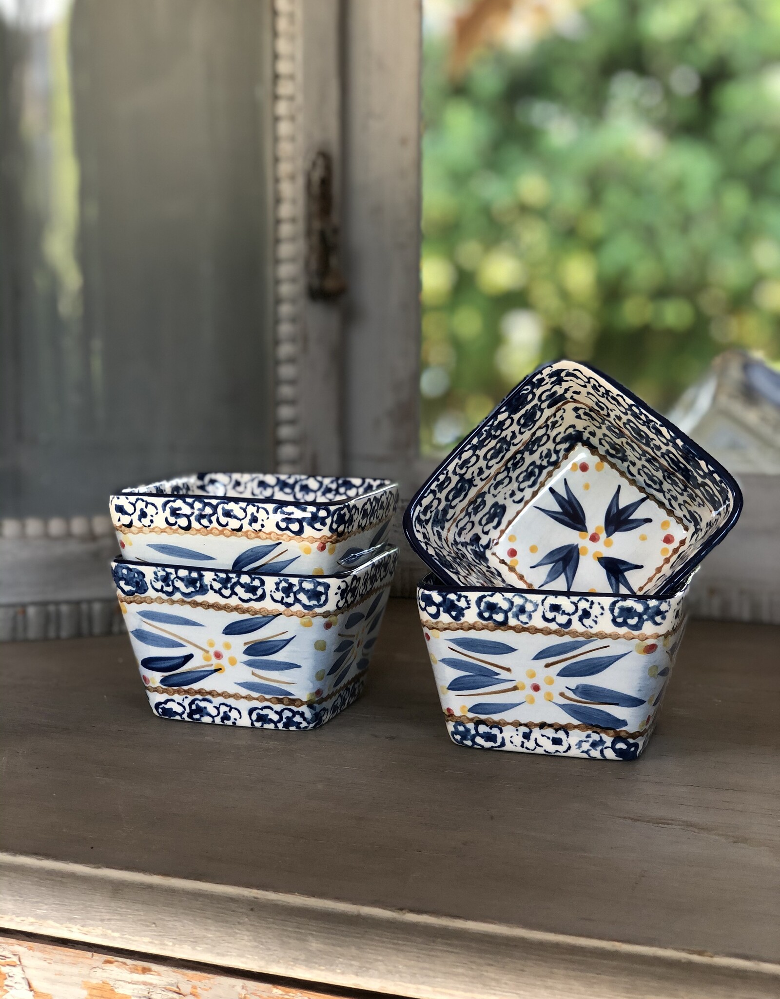 Lavandoux Ovenschaaltjes vierkant - S - set van 6