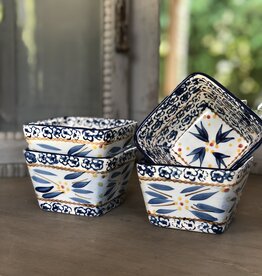 Lavandoux Ovenschaaltjes vierkant - S - set van 6