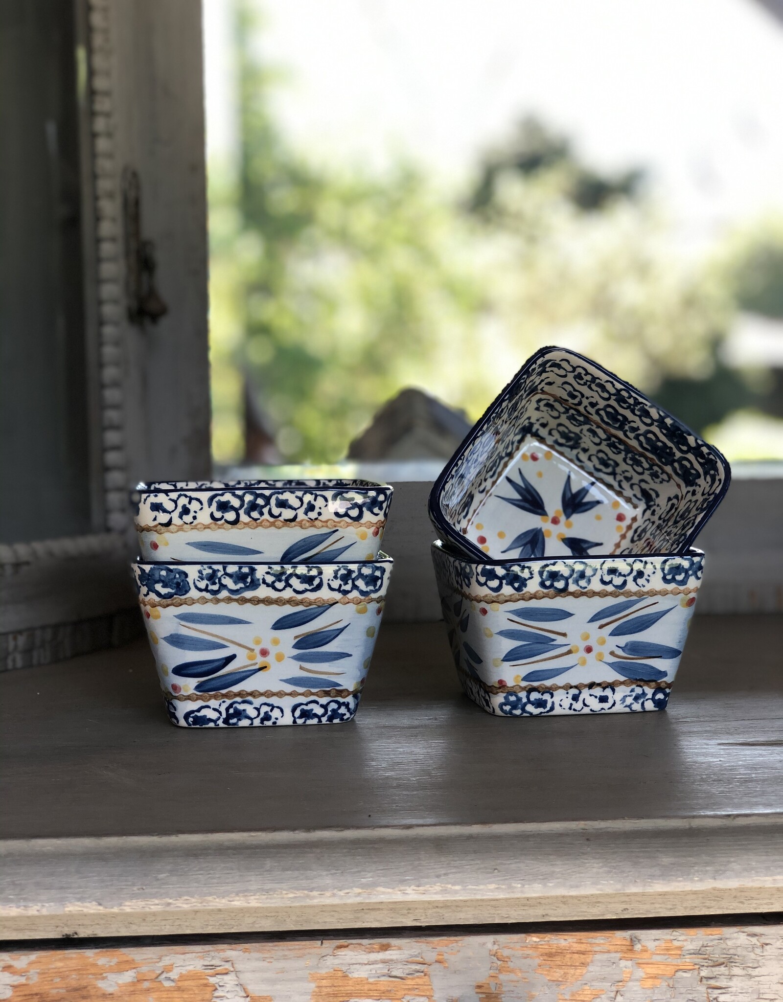 Lavandoux Ovenschaaltjes vierkant - XS - set van 6