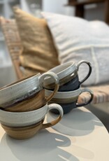 Mica decorations Soepkom met oor - set van 4