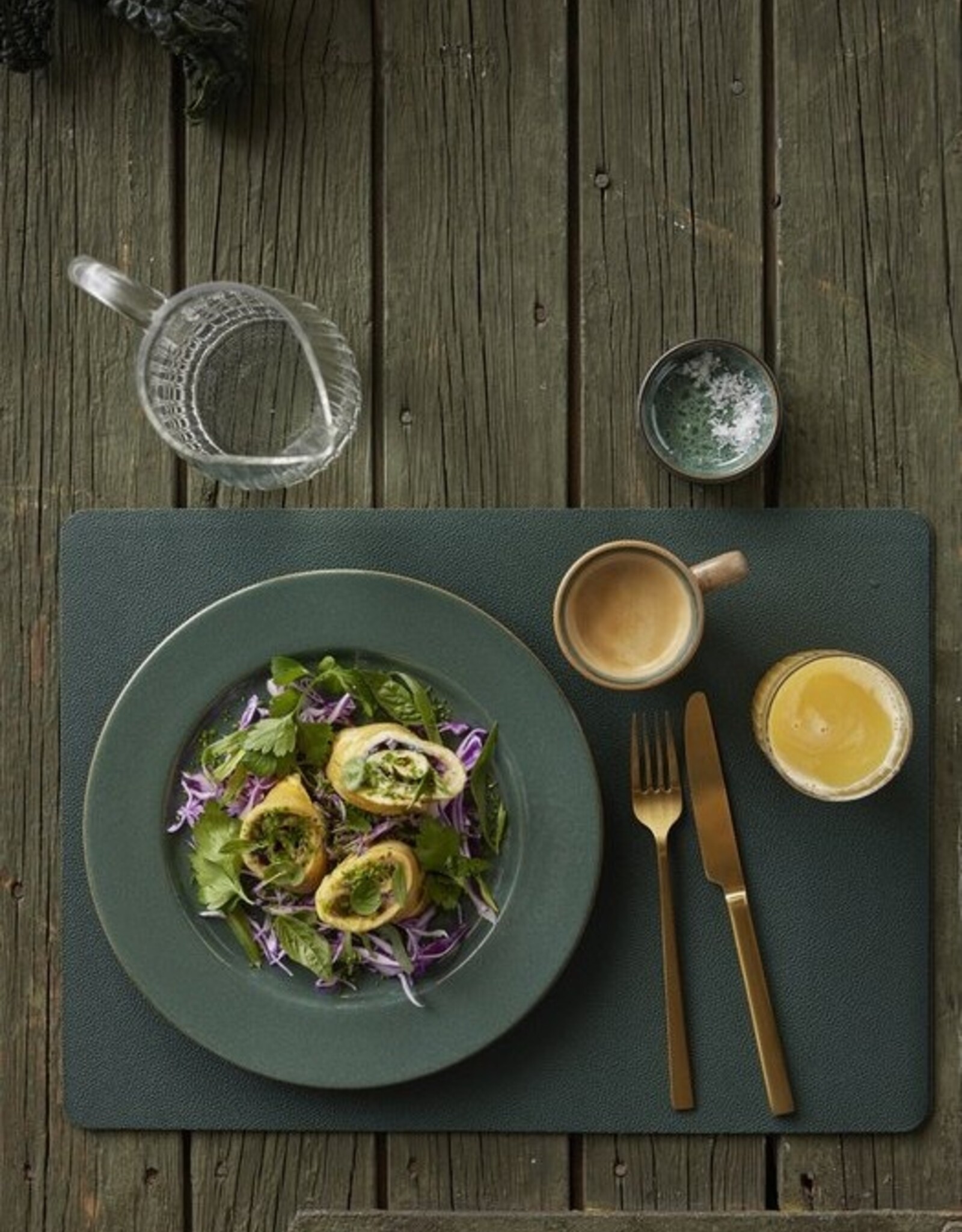 Bitz Placemat letherlook 4 stuks