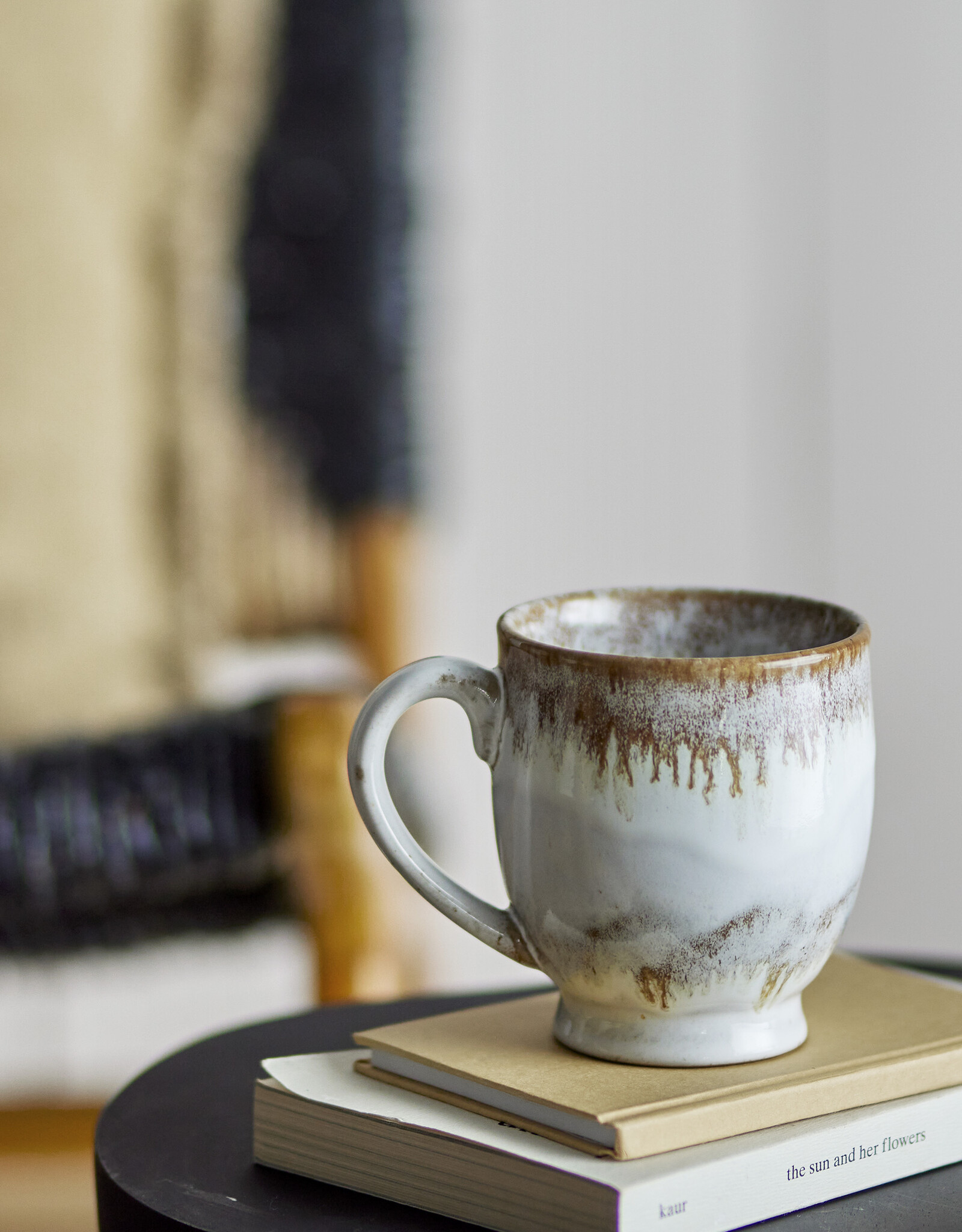 Bloomingville Koffie beker XL Jatoba - set van 2