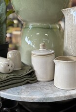 Mica decorations Eierdopje Racco beige - set van 6