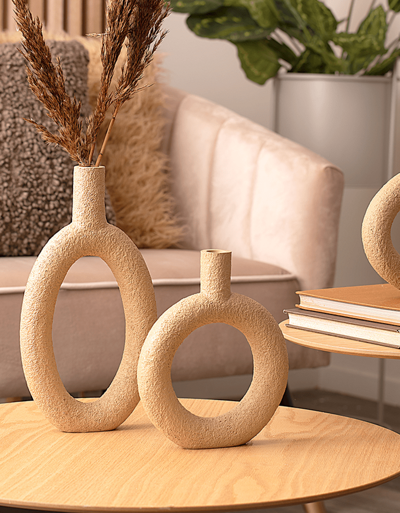 Present time Vaas of kandelaar