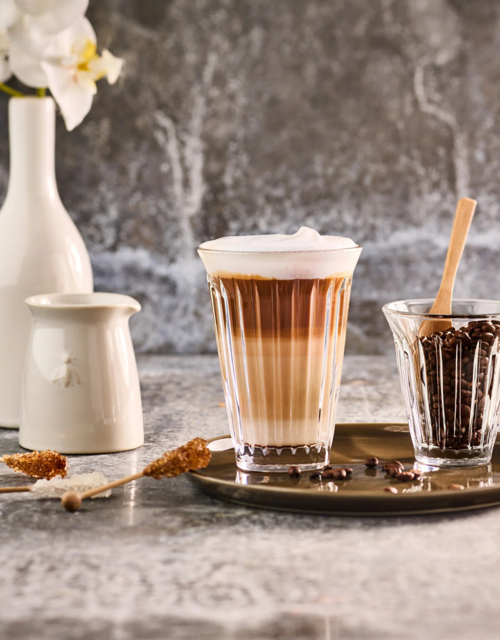 La Rochére Thee of koffie glas ' Zinc' - set van 6