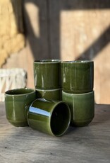 Mica decorations Koffiebeker Rhea large - set van 6