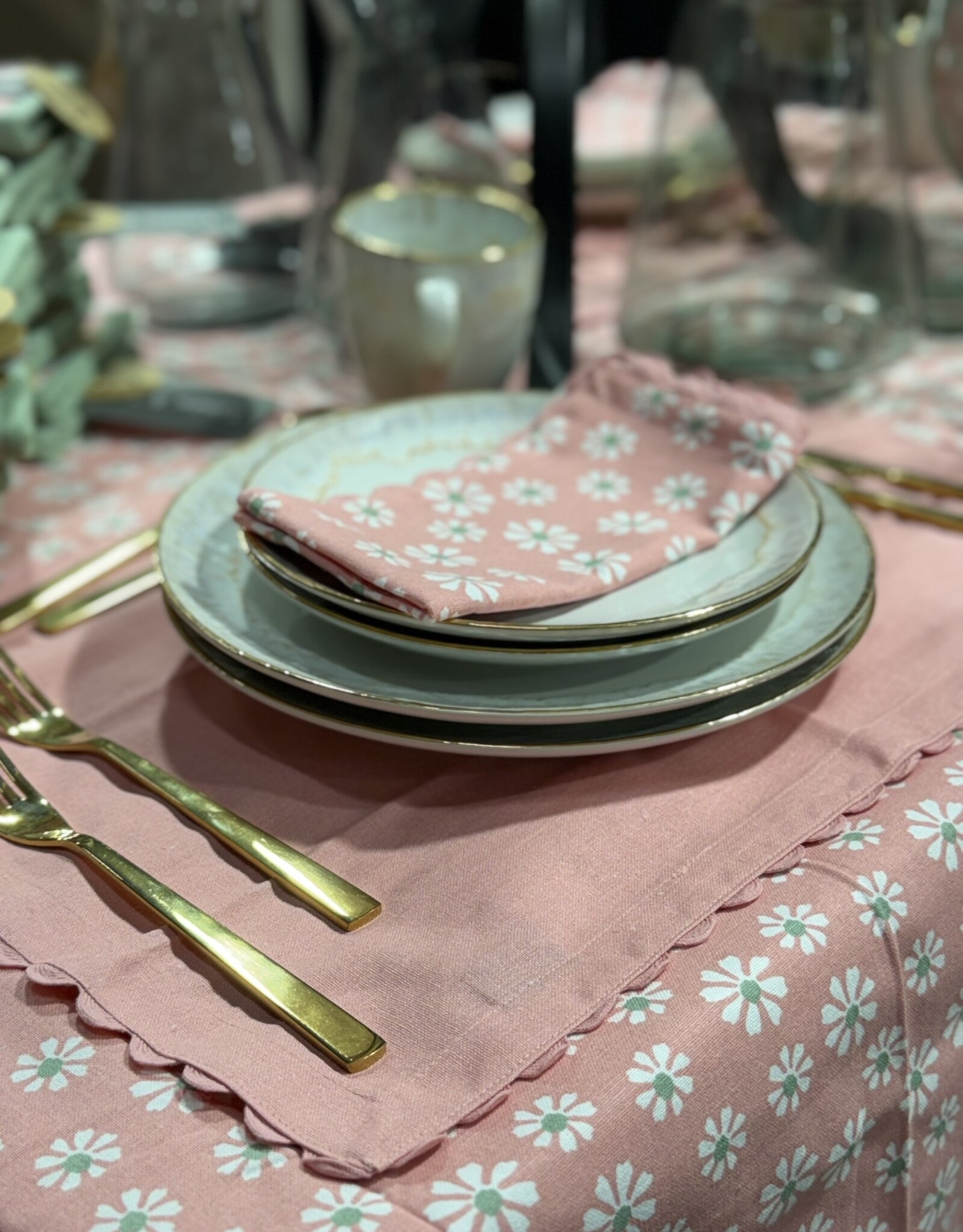 Linen & More Placemat en servet - set 8 delig