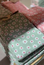 Linen & More Tafellaken  'Daisy Flowers' - groen