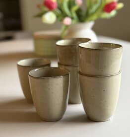 Lavandoux Koffiebeker large - set van 6 beige