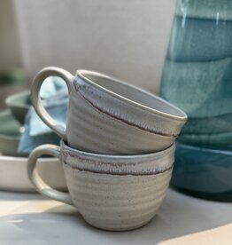 Mica decorations Soepkom Ethan met oor - set van 4