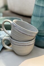 Mica decorations Soepkom Ethan met oor - set van 4