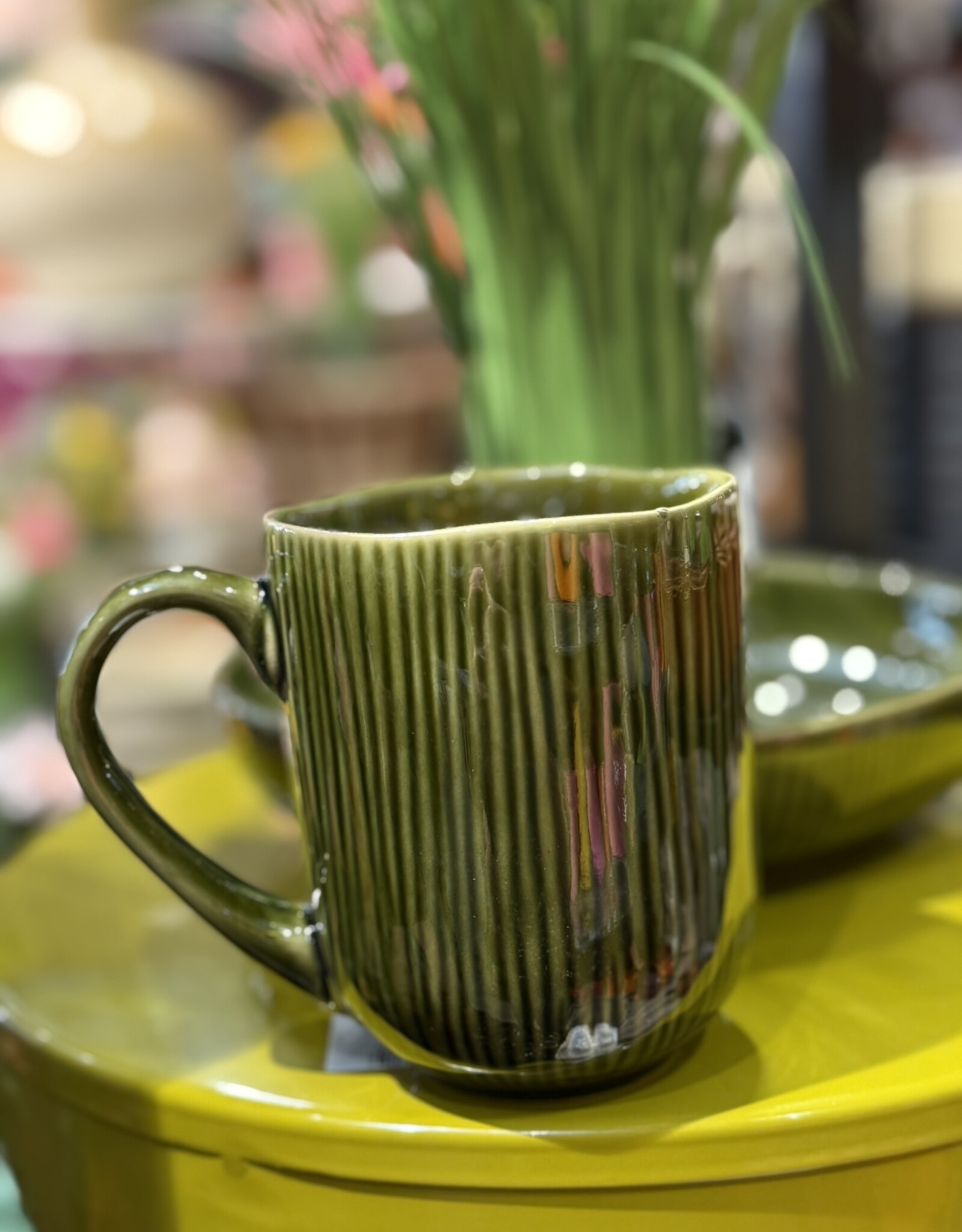 Mica decorations Mok met oor Nusa large - set van 6