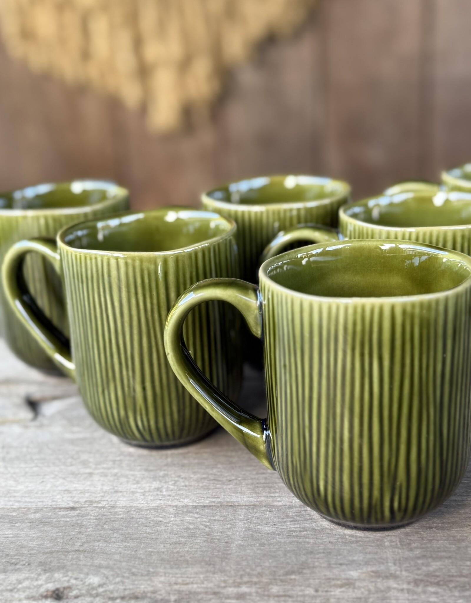 Mica decorations Mok met oor Nusa large - set van 6