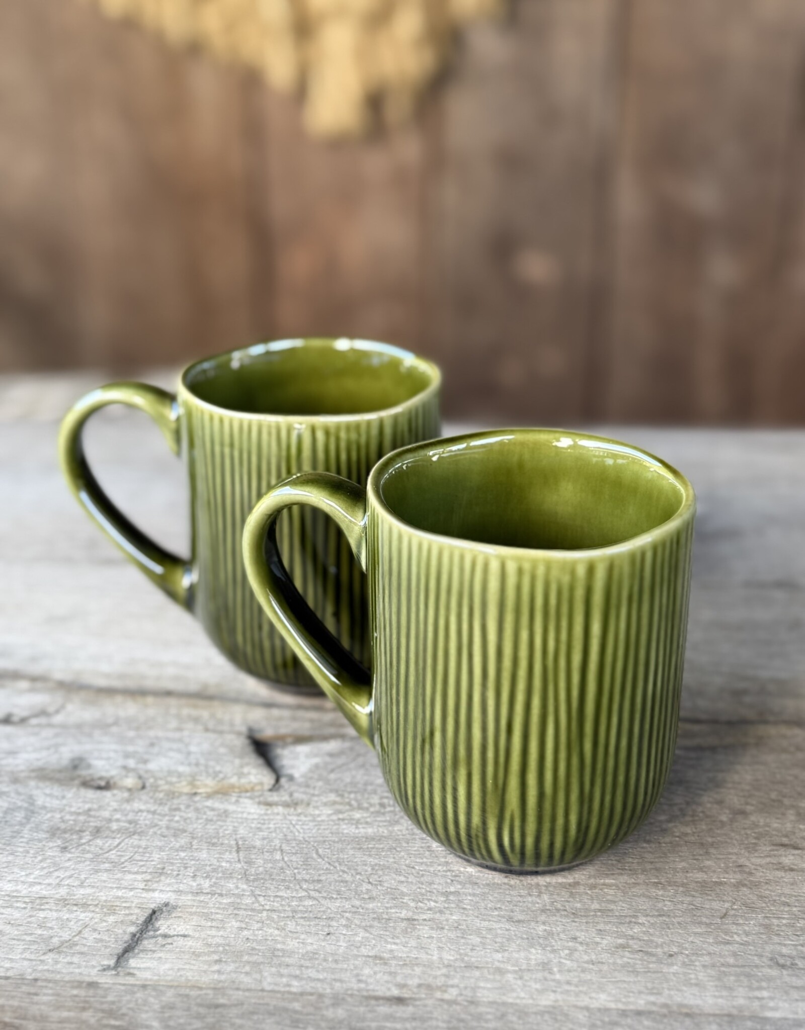 Mica decorations Mok met oor Nusa large - set van 6