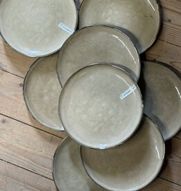 Lavandoux Gebaksbordjes - set van 8 - beige