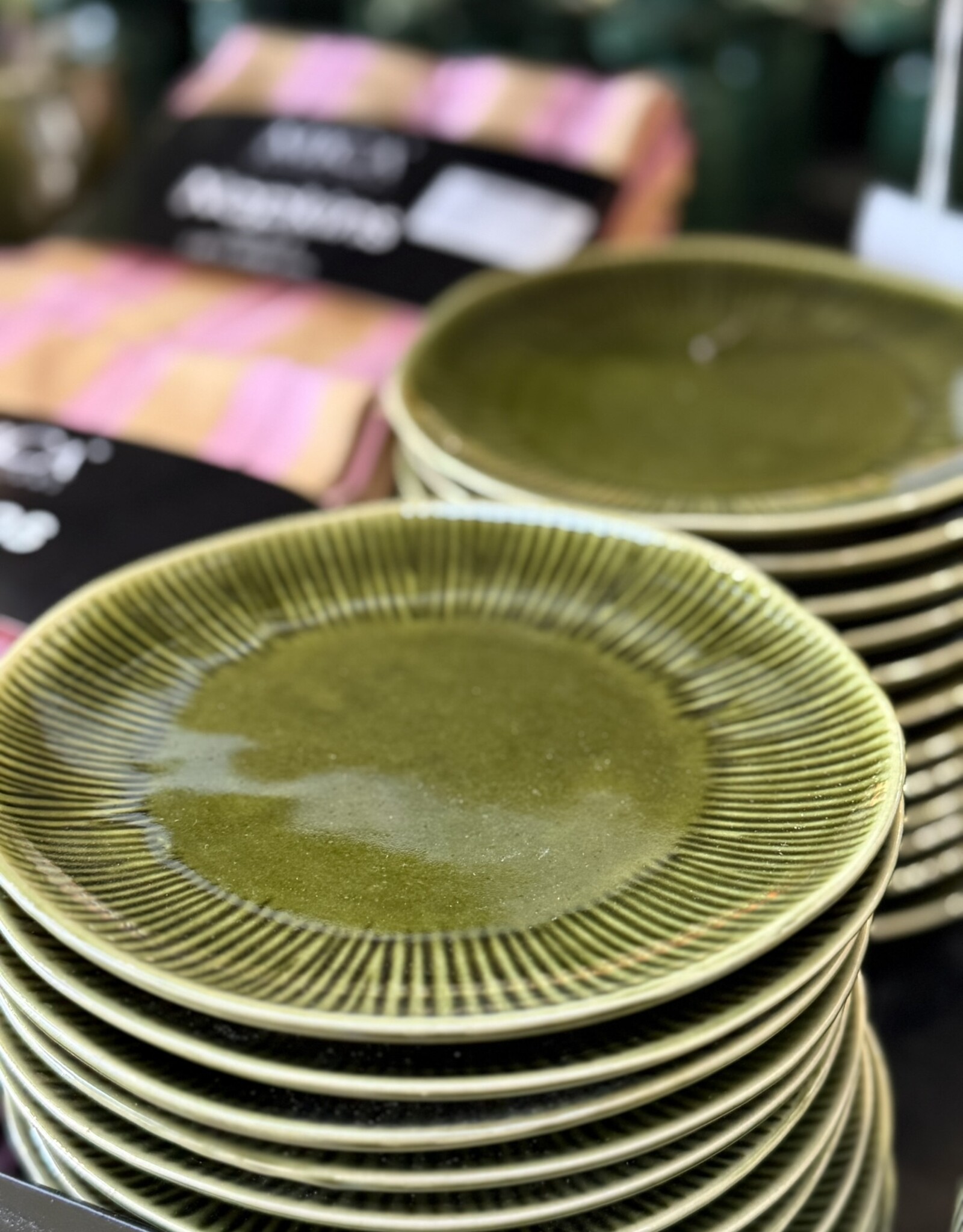 Mica decorations Gebaksbordje Nusa - set van 6