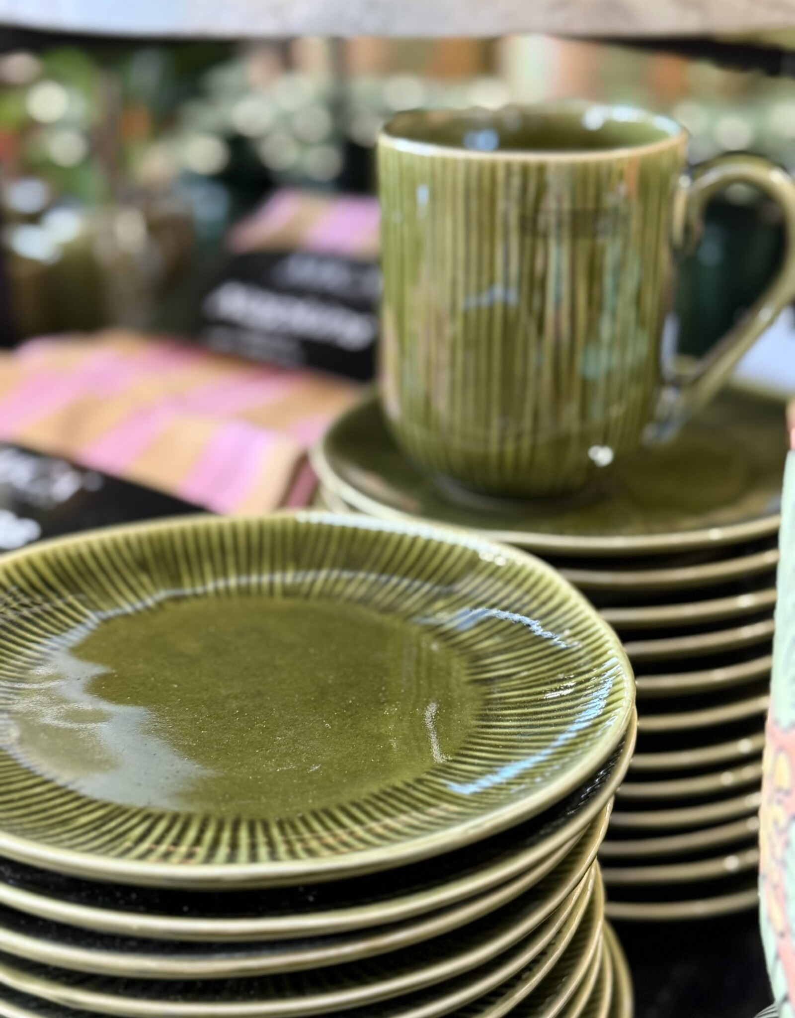 Mica decorations Gebaksbordje Nusa - set van 6