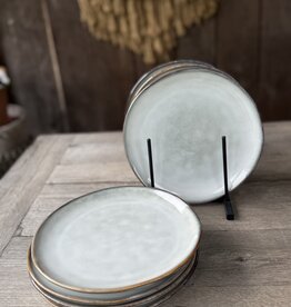 Mica decorations Ontbijtbord Tabo - set van 6 - grijs