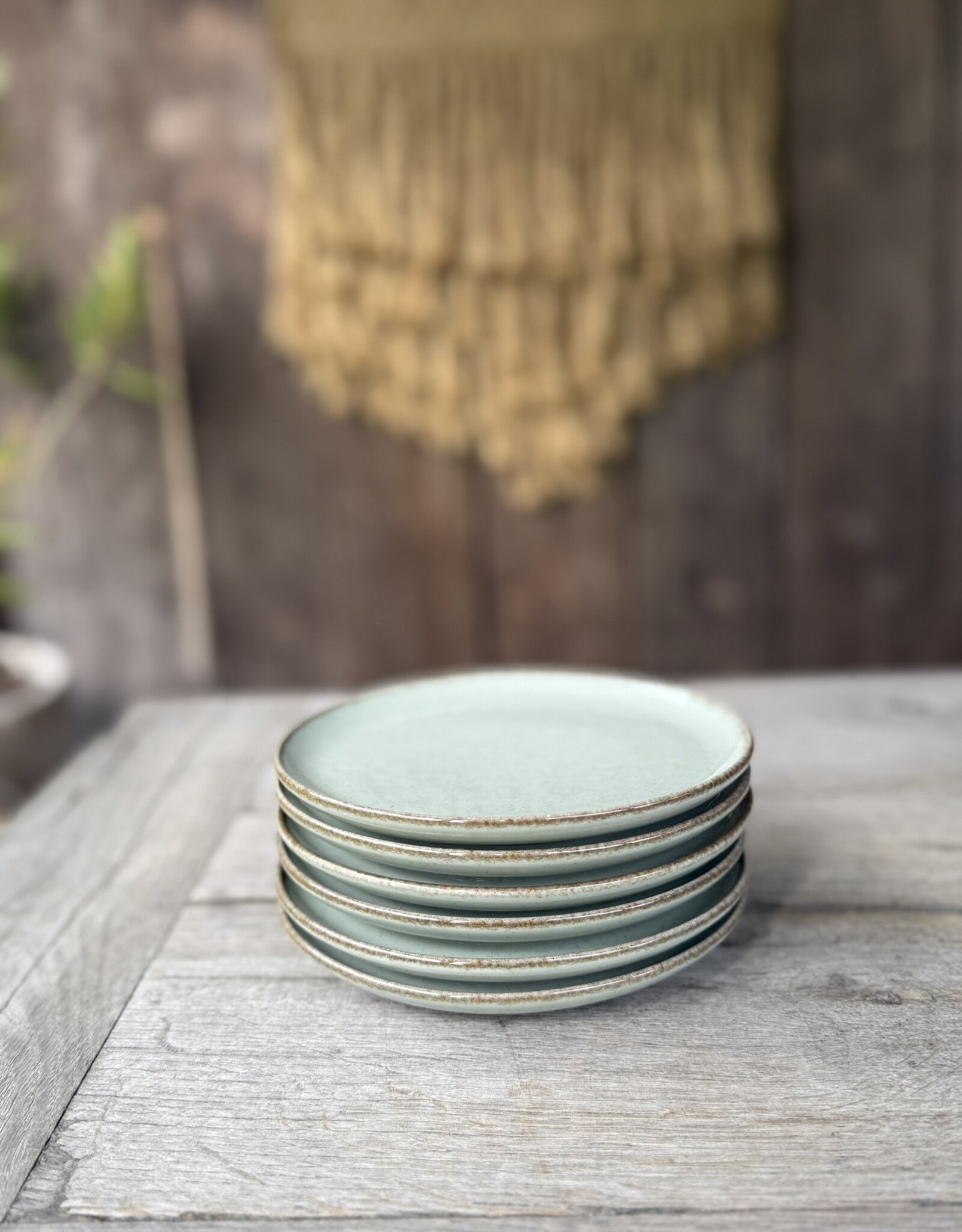 Kitchen trend Gebaksbordje Small - ocean green - set van 6