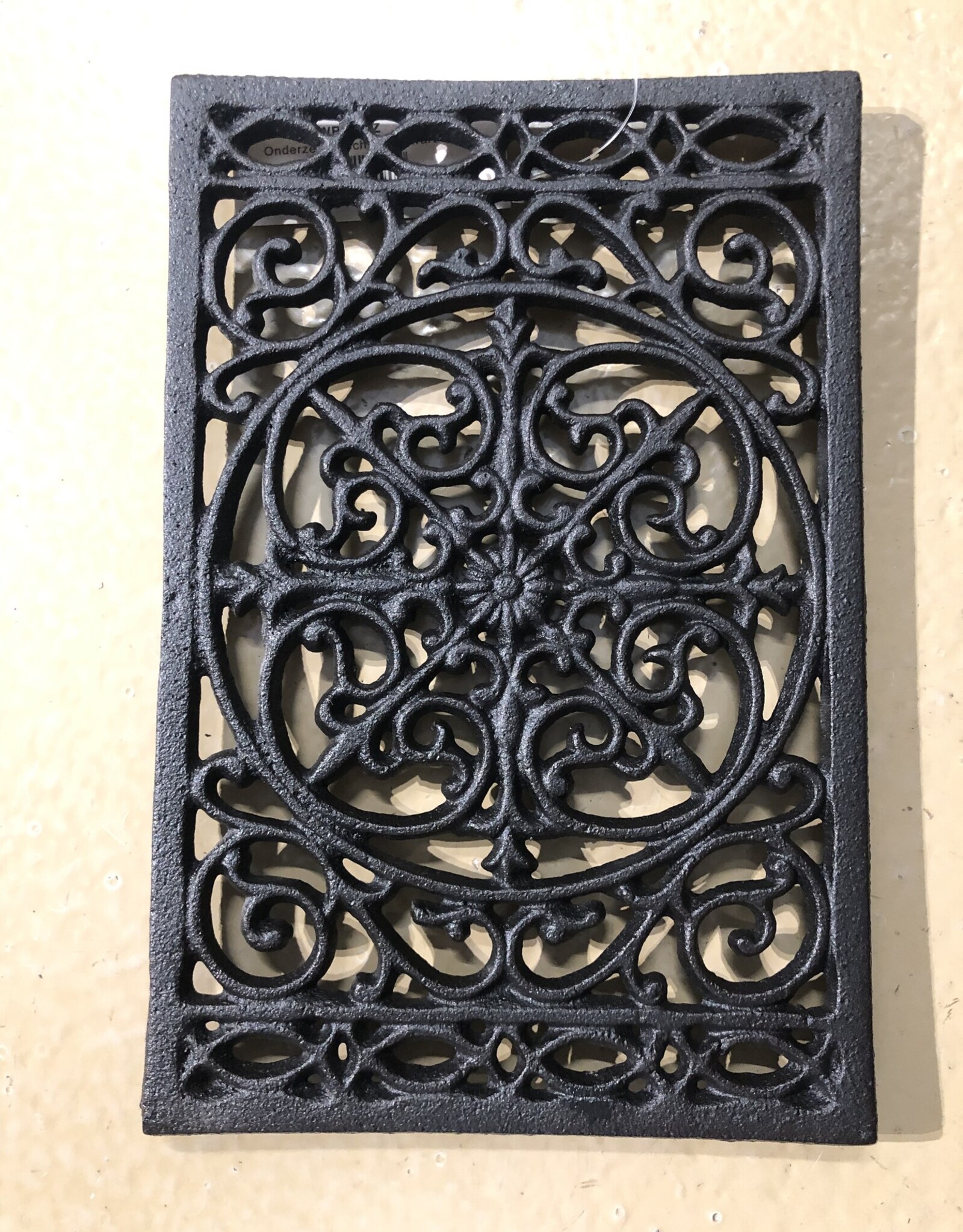 Pannenonderzetter -gietijzer - zwart