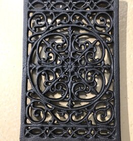 Pannenonderzetter  gietijzer - zwart