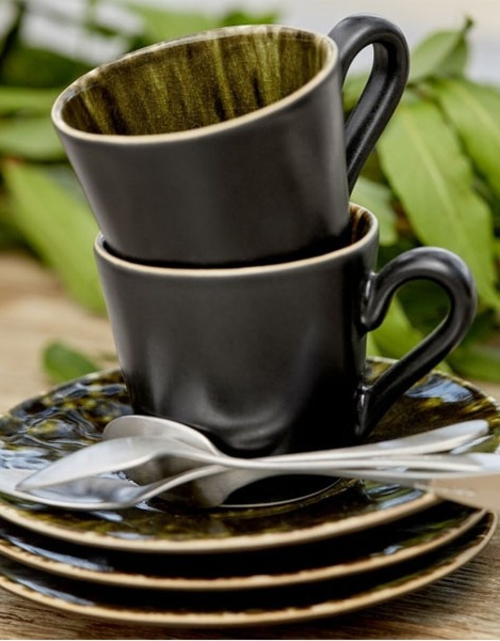Costa Nova Espresso kop en schotel - set van 4
