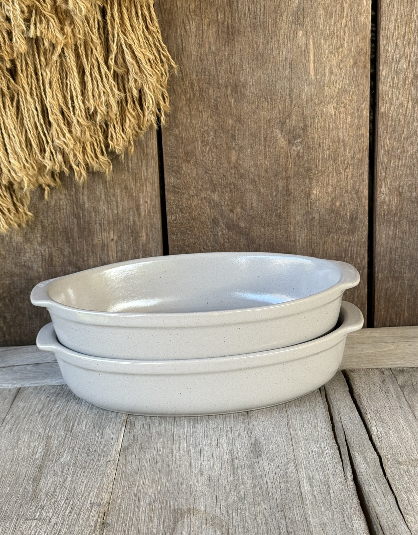Costa nova Ovenschaal  ovaal 27 x 17 cm - grijs