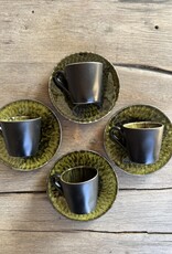 Costa Nova Espresso kop en schotel - set van 4