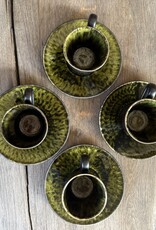 Costa Nova Espresso kop en schotel - set van 4