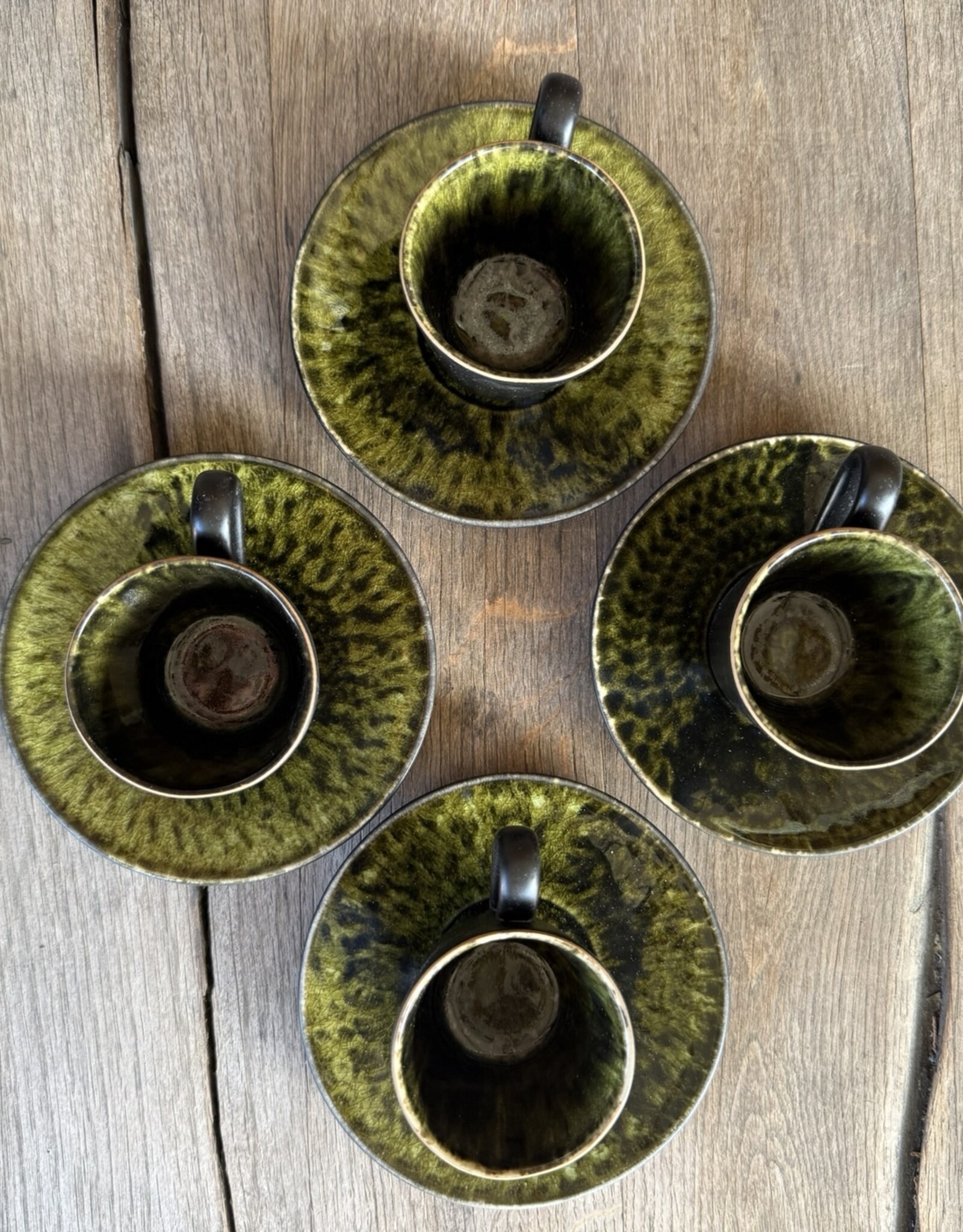 Costa Nova Espresso kop en schotel - set van 4