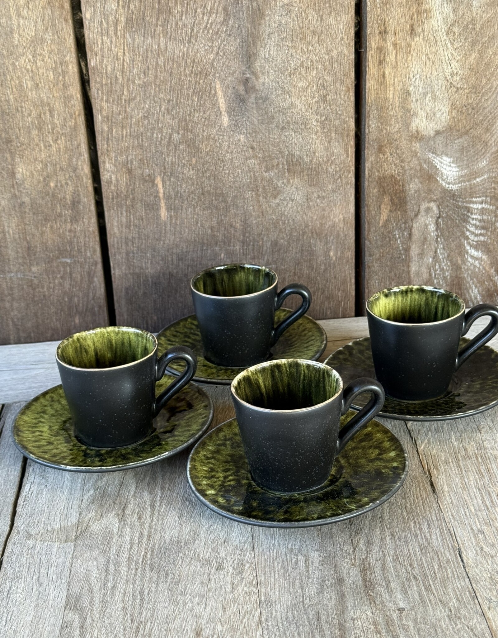 Costa Nova Espresso kop en schotel - set van 4