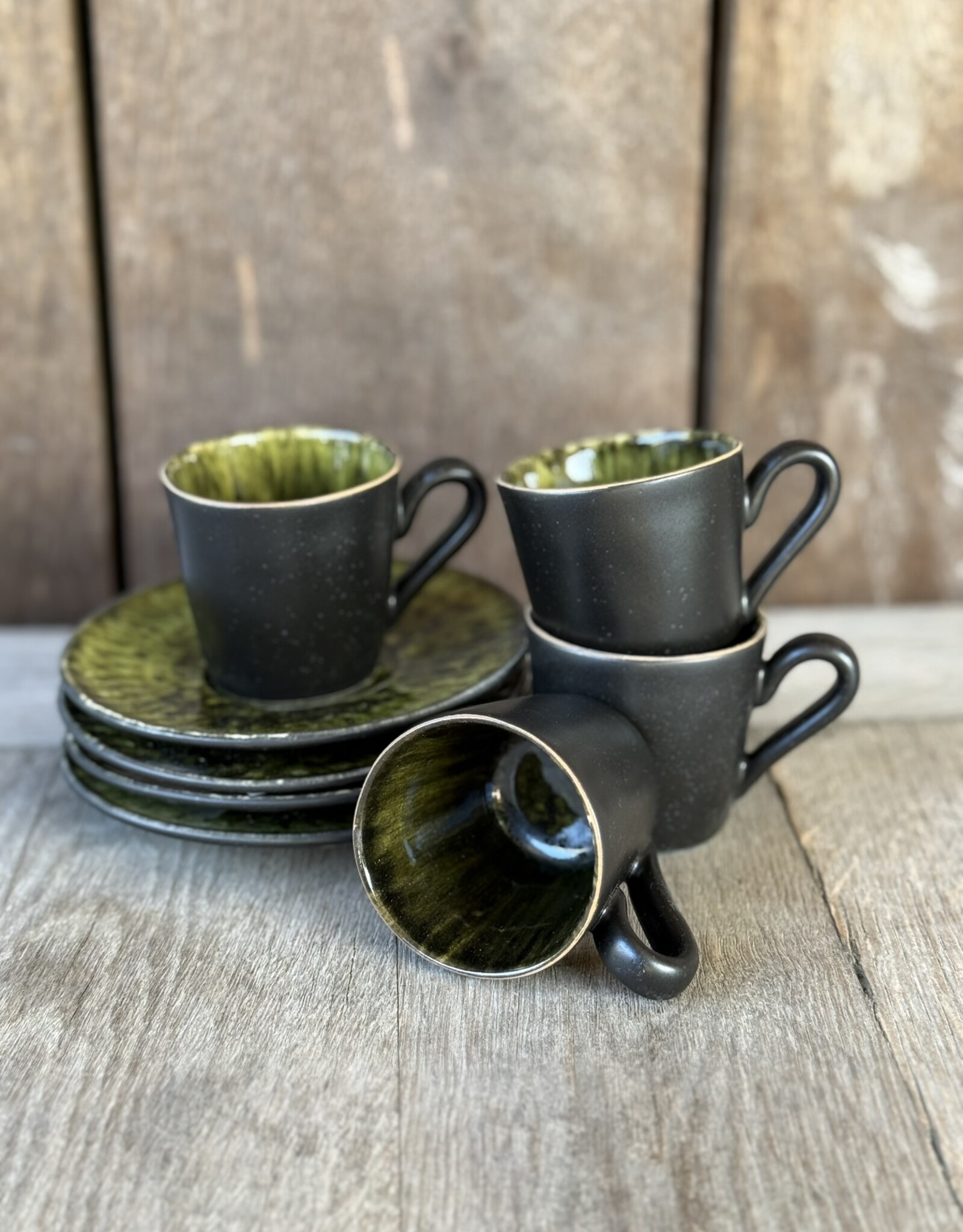 Costa Nova Espresso kop en schotel - set van 4