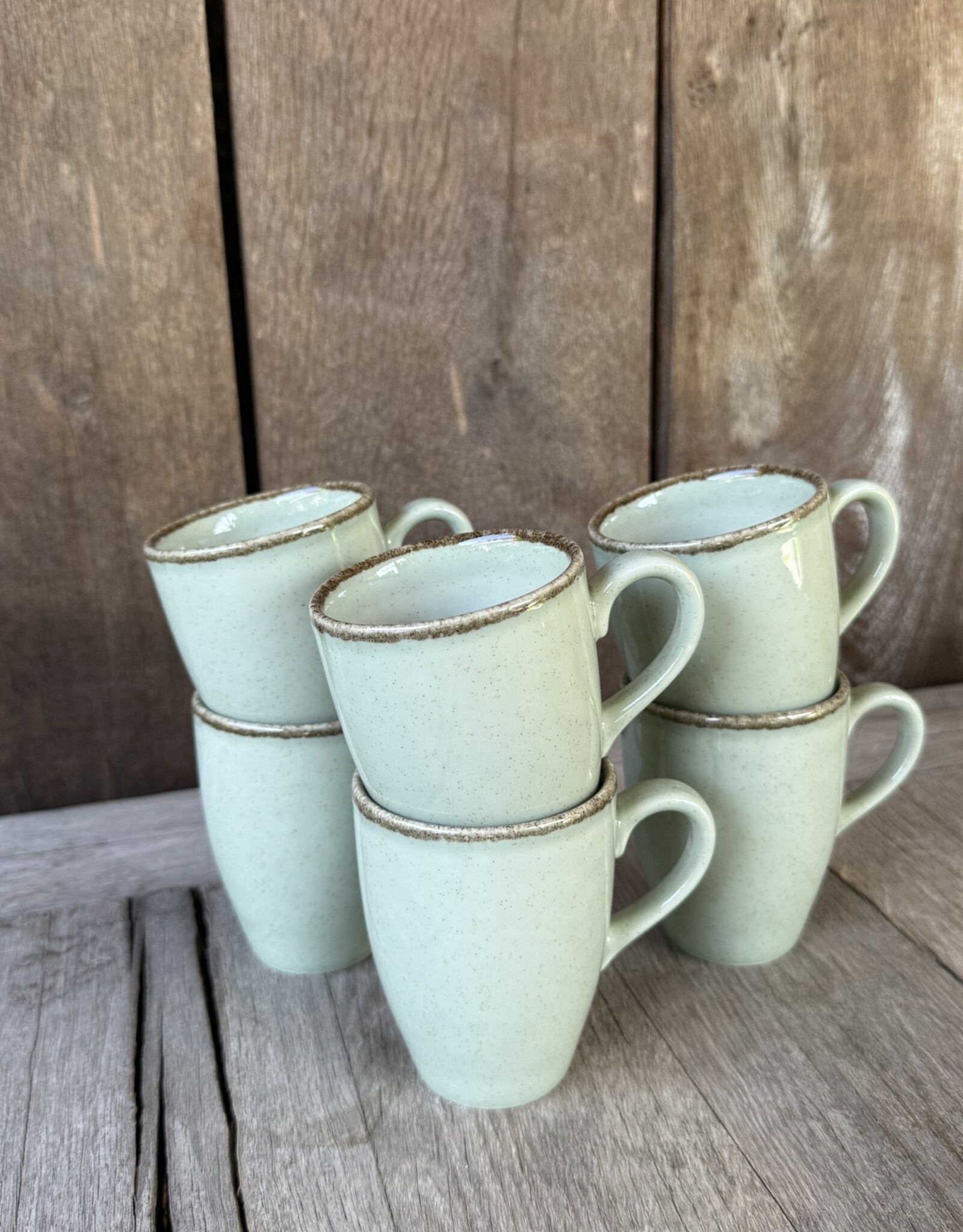 Kitchen Trend Mok ocean groen - medium - set van 6