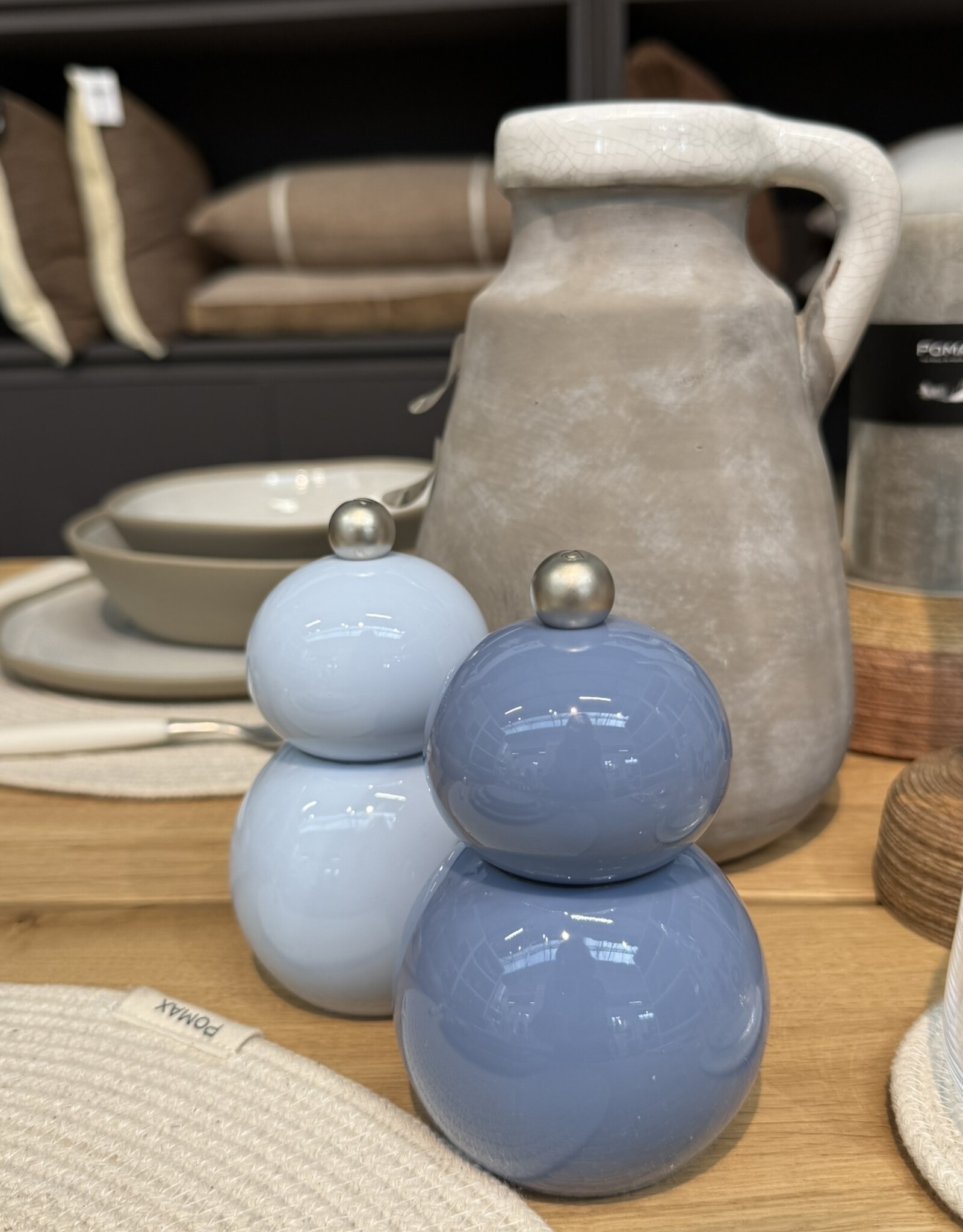 Fine Dining and Living Peper en zoutmolen - set - blauw