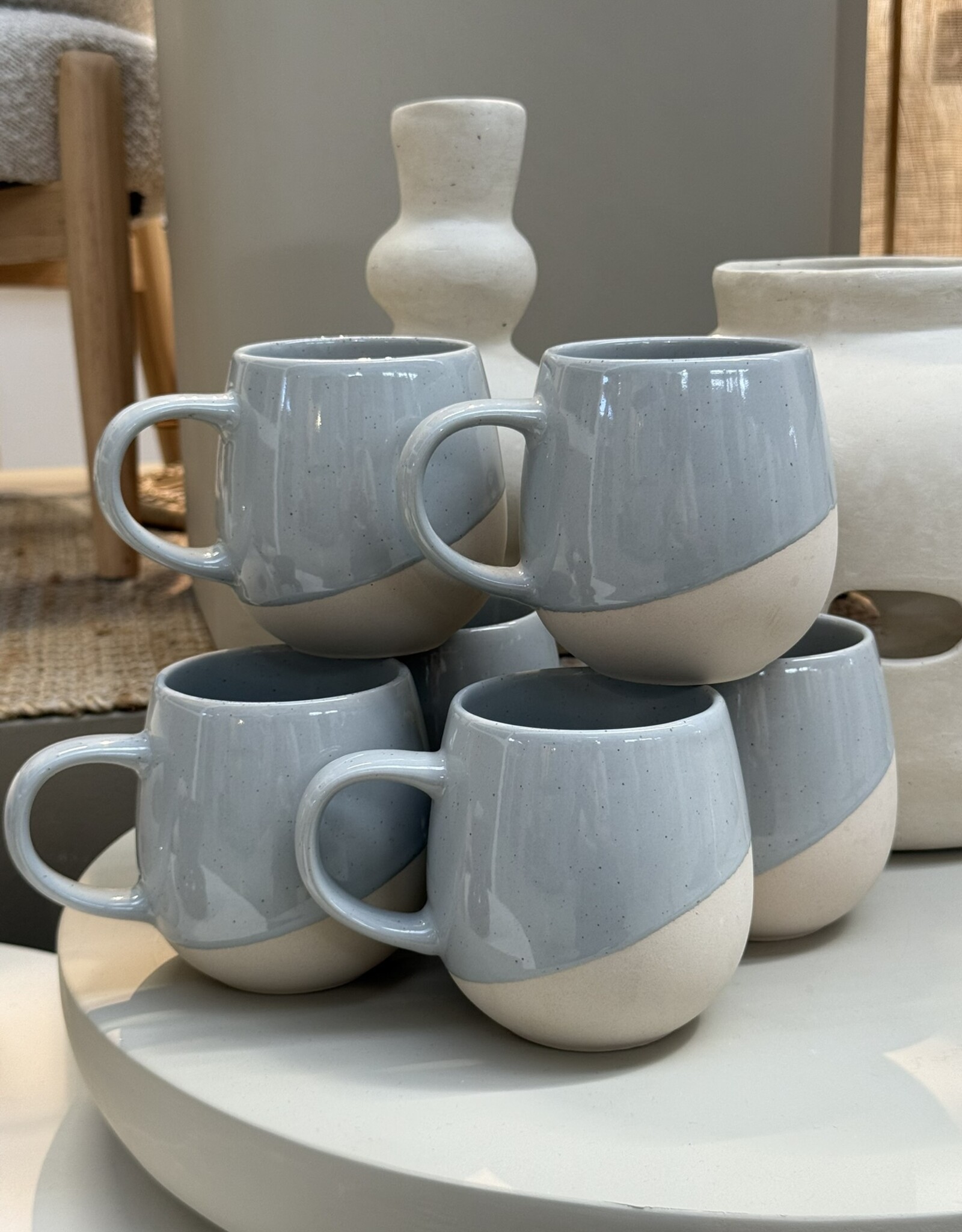 Lavandoux Beker XL met oor - set van 6