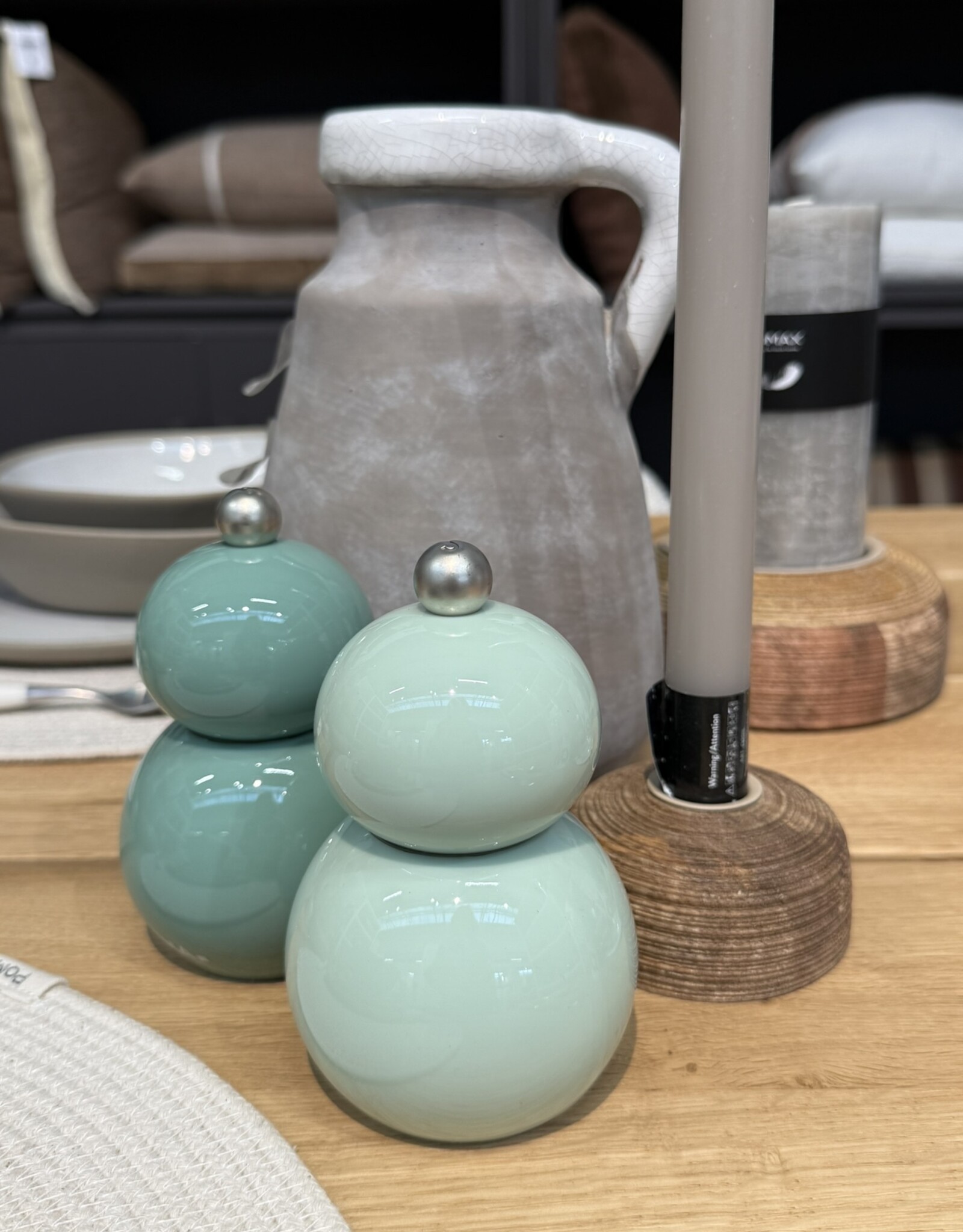 Fine Dining and Living Peper en zoutmolen - set - groen