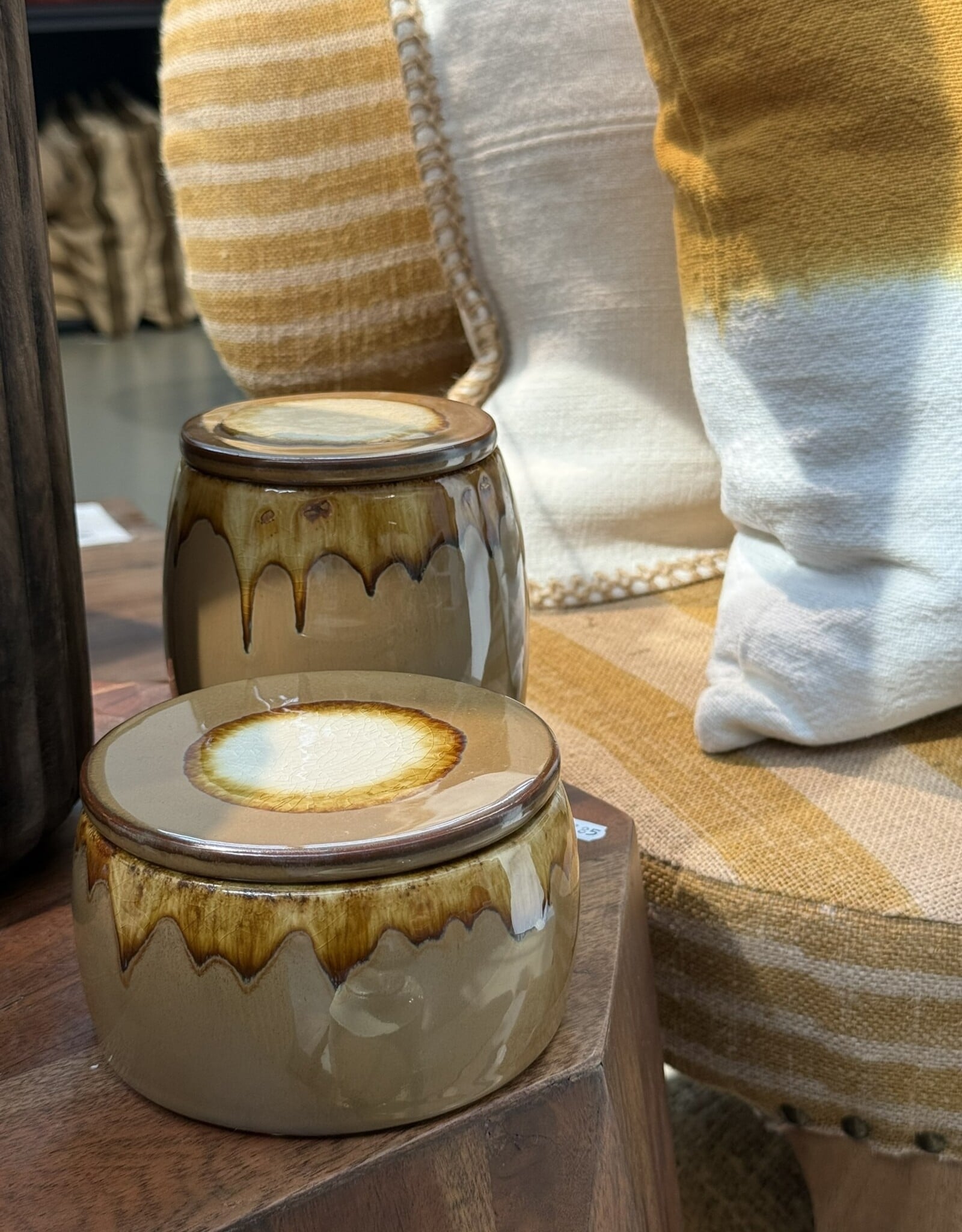 Pomax Pot met deksel 'Shiso' - set van 2