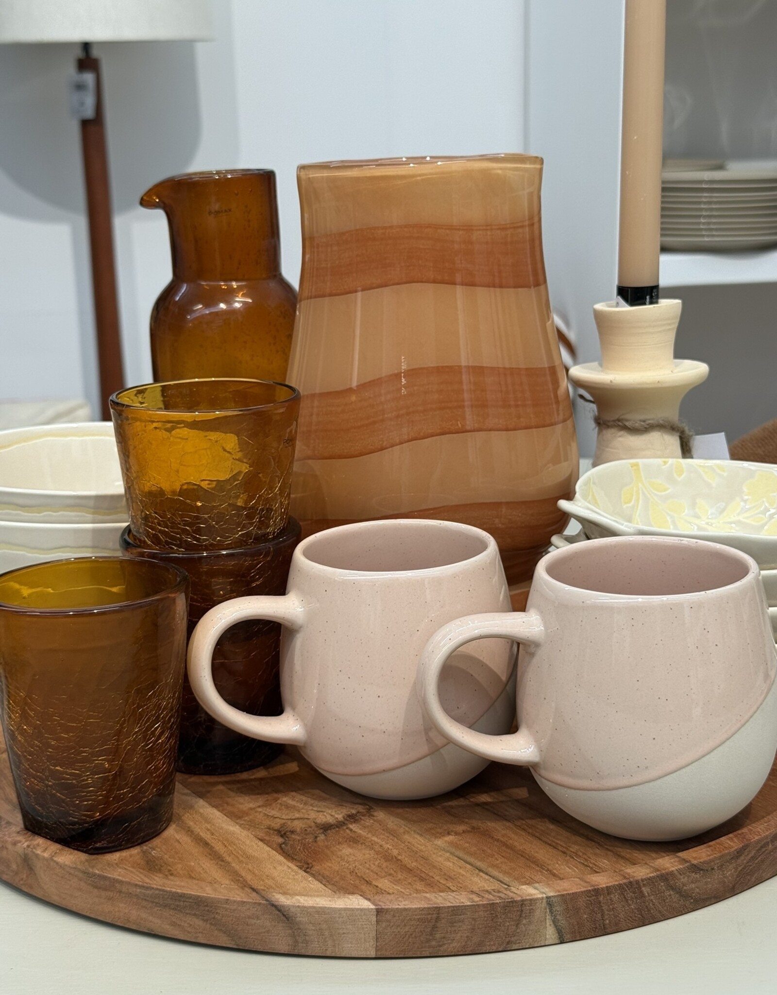Lavandoux Beker XL met oor - set van 6