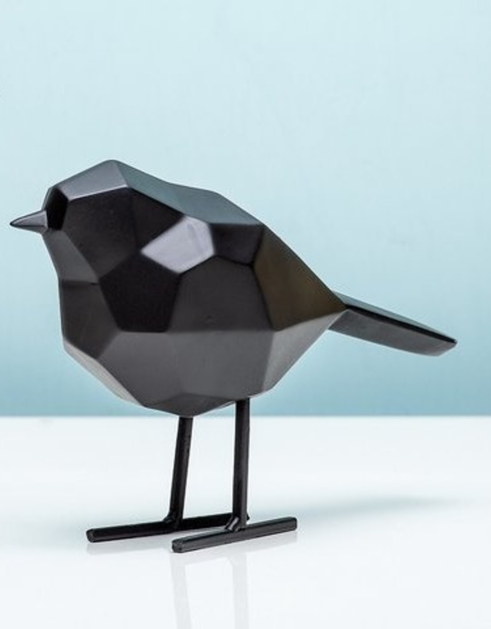 Present time Vogel origami  - zwart