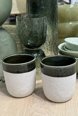 Pomax Koffiebeker Large - set van 4  - groen