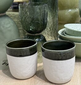 Pomax Koffiebeker  Large - set van 4  - groen